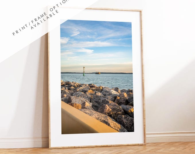 Southsea Seafront - Photography Print - Portsmouth and Southsea Prints - Wall Art -  Frame and Canvas Options -  Portrait