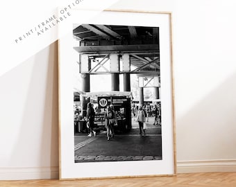 Borough Market - London Photography Print - Fine Art Photography - London Print - Poster - Wall Art - Black and White - Monochrome