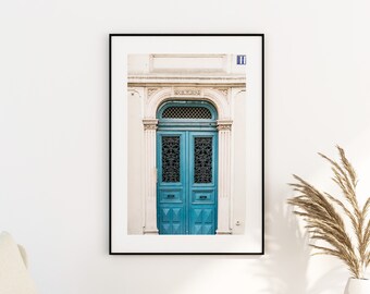 Paris Blue Door - Paris Photography Print - Fine Art Photography - Paris Wall Art - Paris - Print - Poster - Paris Art Print - Blue Wall Art
