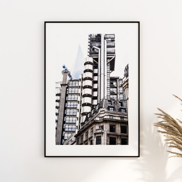 Lloyds of London - London Photography Print - Fine Art Photography - London Print - Poster - Print - Architecture - Modernist Architecture