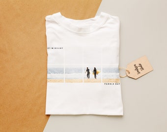Surfing T Shirt - Mens or Womens Fits Available - Classic or Premium Crewneck - TShirt - T-shirt - Tee - Gift - Unisex - Made to Order