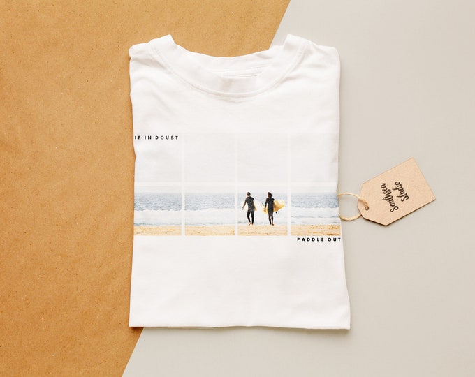 Surfing T Shirt - Mens or Womens Fits Available - Classic or Premium Crewneck - TShirt - T-shirt - Tee - Gift - Unisex - Made to Order