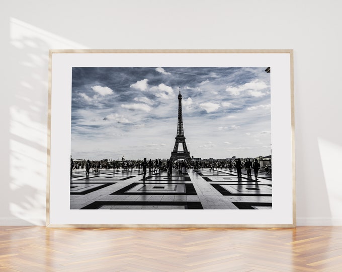Eiffel Tower Landscape Print - Paris Photography Print - Fine Art Photography - Paris Wall Art - Paris - Print - Poster - Paris Art Print
