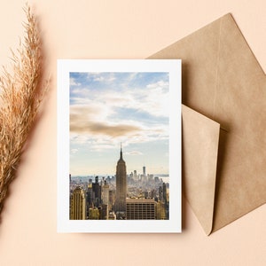 New York Grußkarte - Grußkarte - Innen leer - Geburtstag - Jahrestag - Muttertag - Vatertag - Feiertag - Erntedank - Geschenk