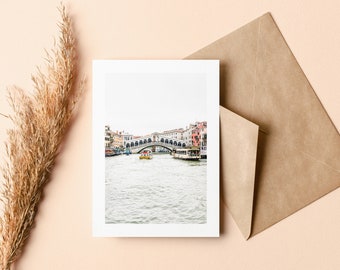 Venice Greeting Card - Greeting Card - Blank Inside - Birthday - Anniversary - Mothers Day - Fathers Day - Holiday - Greetings Card