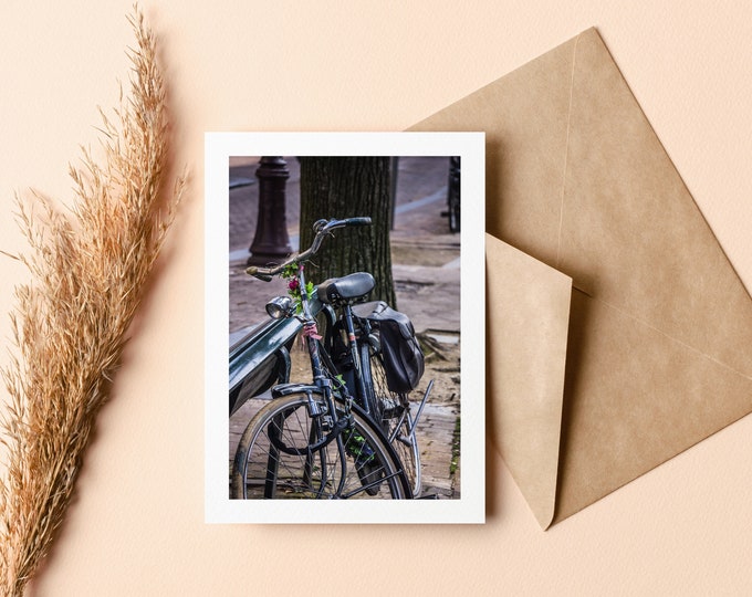 Amsterdam Greeting Card - Greeting Card - Blank Inside - Birthday - Anniversary - Mothers Day - Fathers Day - Holiday - Greetings Card