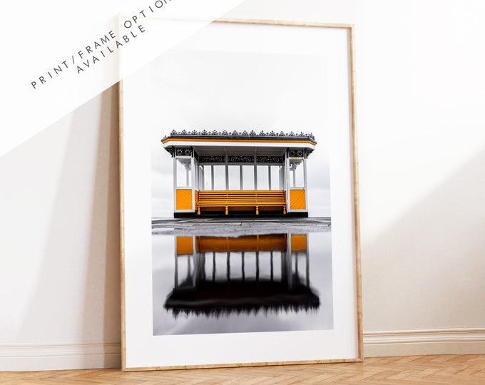 Southsea Shelters - Photography Print - Portsmouth and Southsea Prints - Wall Art -  Frame and Canvas Options - Portrait