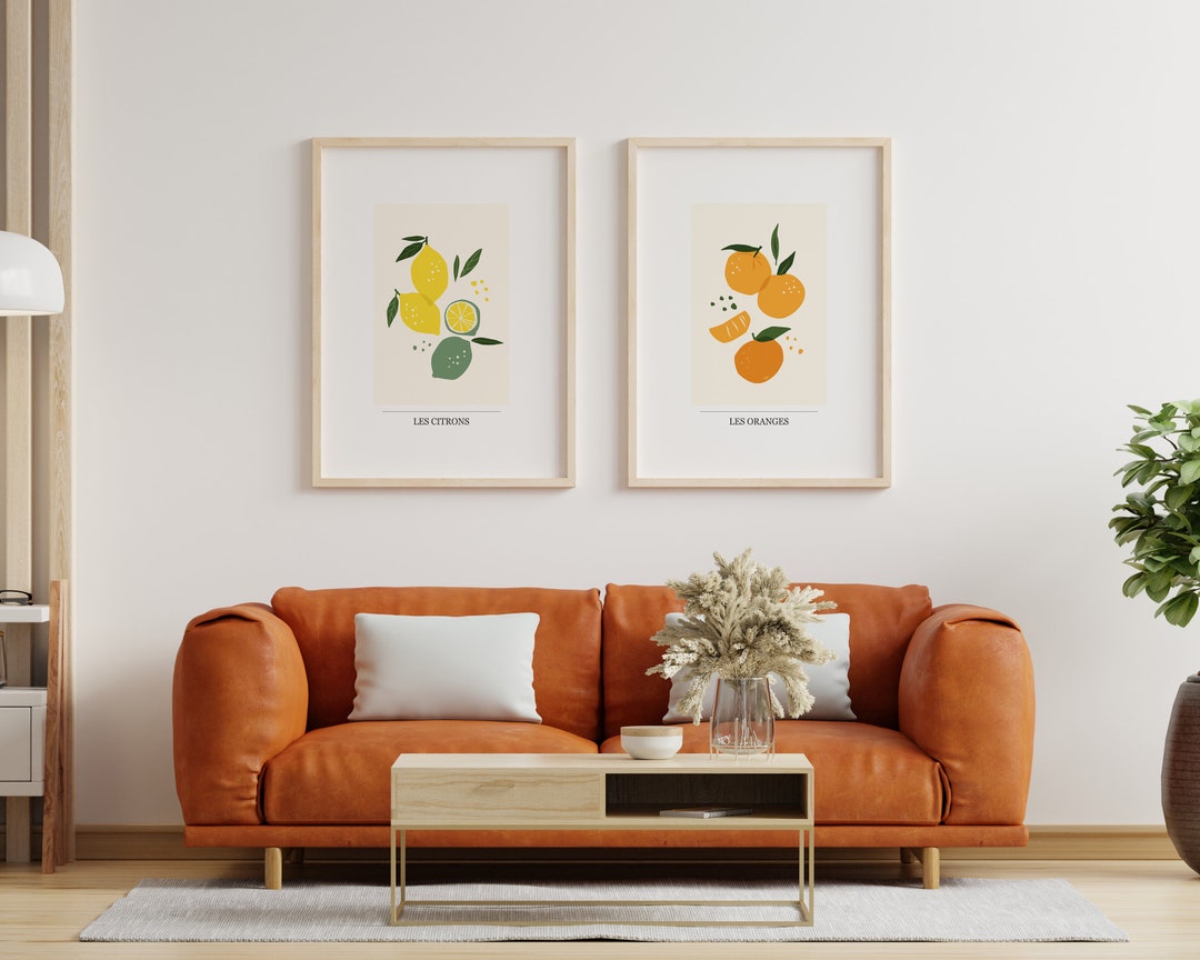 kitchen print set of 2 fruit print vegetable print... Fruit Print Set of Two - Kitchen Wall Art - Kitchen Poster - Kitchen ...