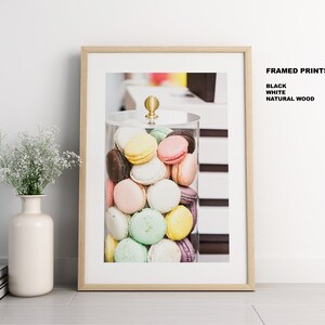 Macarons Print Paris Photography Print Fine Art Photography Paris Wall Art Paris Print Poster Paris Art Kitchen Wall Art image 4