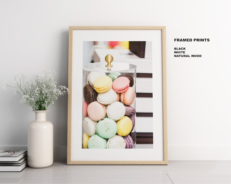 Macarons Print Paris Photography Print Fine Art Photography Paris Wall Art Paris Print Poster Paris Art Kitchen Wall Art image 4