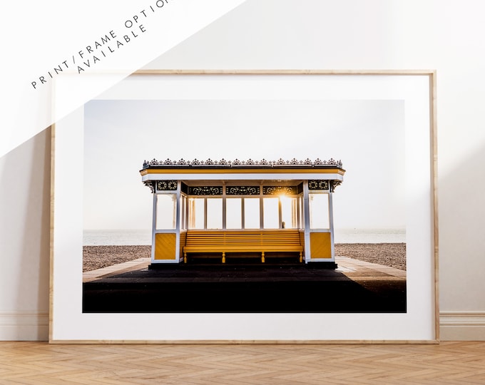 Southsea Shelters - Photography Print - Portsmouth and Southsea Prints - Wall Art -  Frame and Canvas Options - Landscape