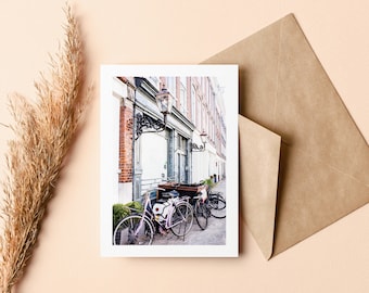 Amsterdam Greeting Card - Greeting Card - Blank Inside - Birthday - Anniversary - Mothers Day - Fathers Day - Holiday - Greetings Card