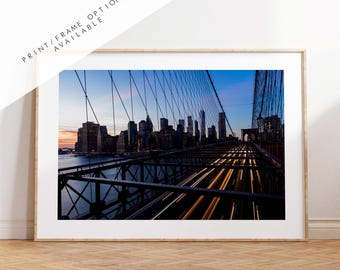 Brooklyn Bridge Print - New York Print - Fine Art Photography Print - New York Photography - Brooklyn Bridge Print - Brooklyn Bridge Photo