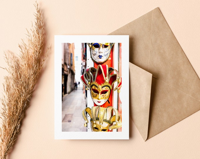 Venice Greeting Card - Greeting Card - Blank Inside - Birthday - Anniversary - Mothers Day - Fathers Day - Holiday - Greetings Card