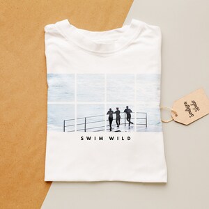 Swim Wild T Shirt - Mens or Womens Fits Available - Classic or Premium Crewneck - TShirt - T-shirt - Tee - Gift - Unisex - Made to Order