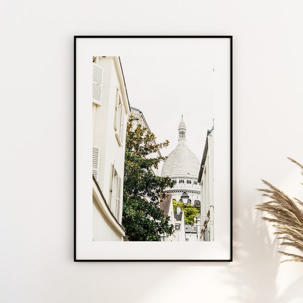 Montmarte Streets - Paris Photography Print - Fine Art Photography - Paris Wall Art - Paris - Print - Poster - Paris Art Print - Sacre Coeur