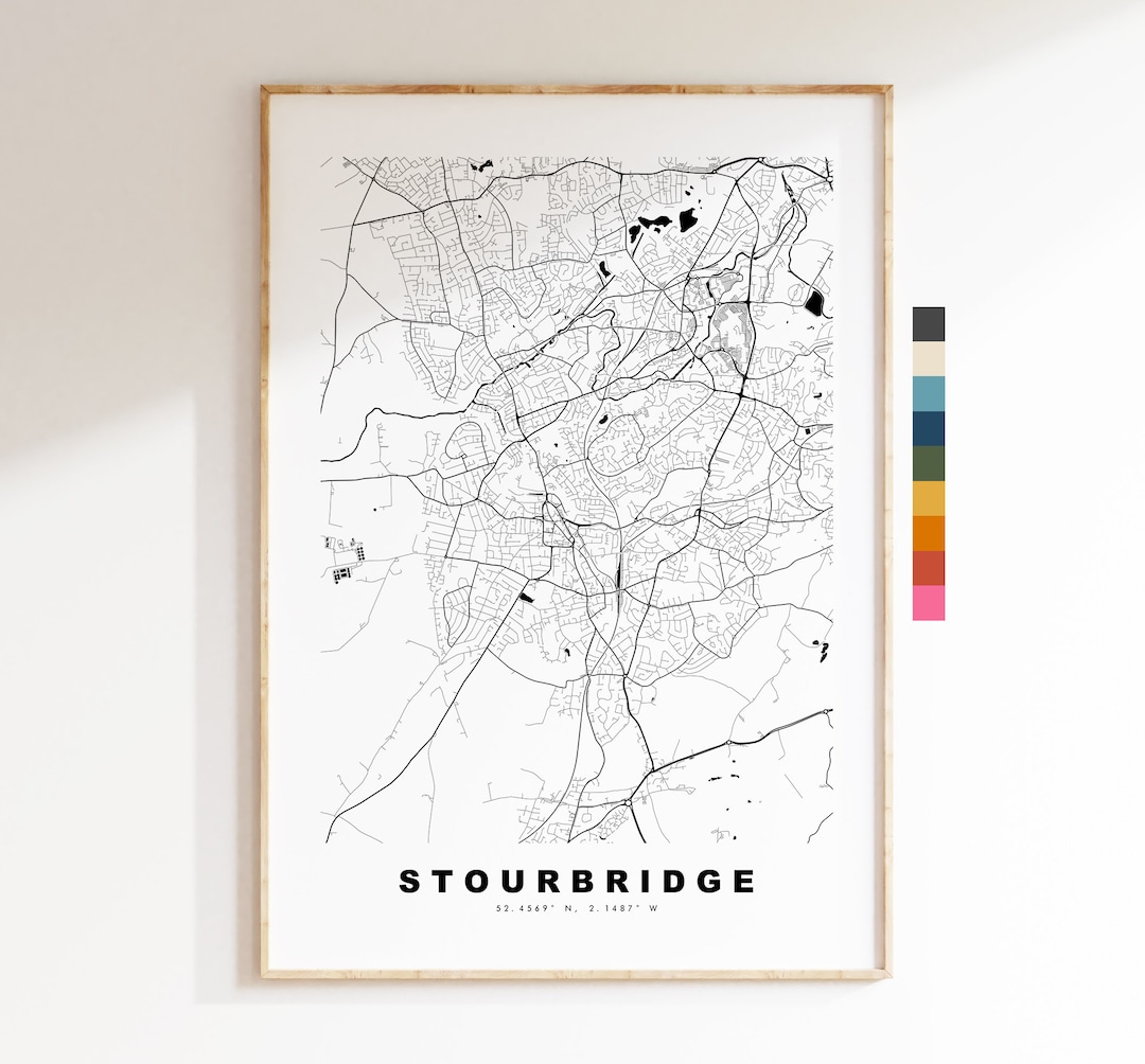 stourbridge-map-print-minimalist-city-map-poster-map-art-uk