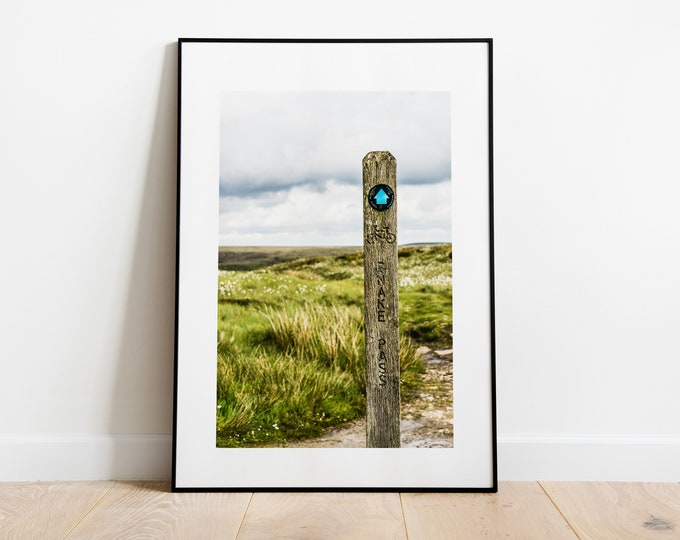 Snake Pass Photography Print - Fine Art Photography Print - Peak District Photography - Peak District Print  - Vintage Homestyle - Gift