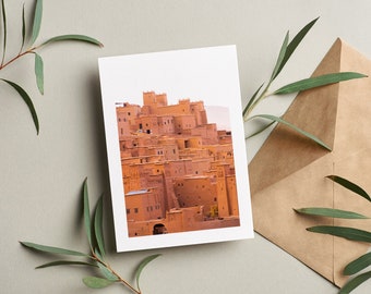 Morocco Greeting Card - Greeting Card - Blank Inside - Birthday - Anniversary - Mothers Day - Fathers Day - Holiday - Greetings Card - Gift