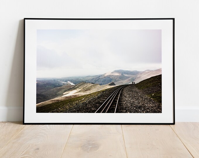 Snowdon Landscape Print - Llanberis Path - Landscape Photography - Mountain Landscape - Snowdon - Fine Art Photography - Snowdonia Print