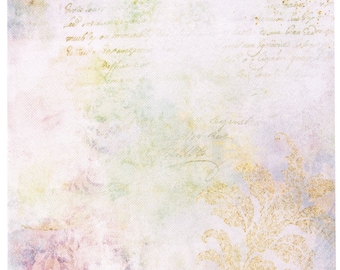 Vintage Glitter Aida Cloth, Opalescent Cross Stitch Fabric, Printed, 14 / 16 / 18 / 20 Count