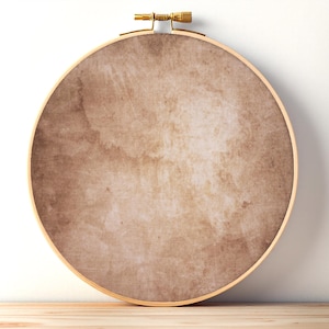 Brown Parchment Aida Cloth - 14ct 16ct 18ct 20ct - Cross Stitch Fabric - Printed Aida for Embroidery - Pre-Cut Sizes Available
