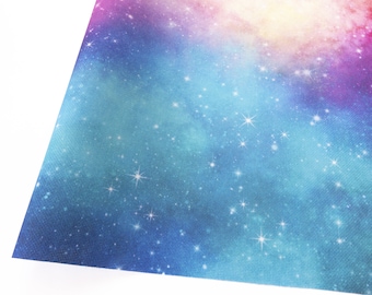 Galaxy Cross Stitch Fabric, Celestial Aida Cloth, 14 / 16 / 18 / 20 Count