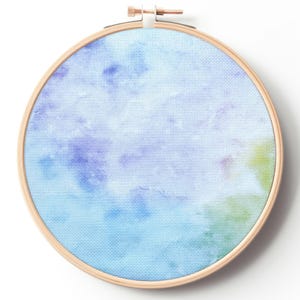 Tela Aida Rainbow Mist, tessuto per punto croce con effetto tinto, stampa zucchero filato – 14, 16, 18, 20 pezzi