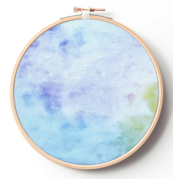 Rainbow Mist Aida Cloth, Cotton Candy Cross Stitch Fabric, 14 / 16 / 18 / 20 Count