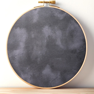 Tela Aida gris carbón, tela estampada para punto de cruz, 14/16/18/20 unidades