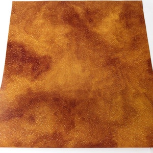 Tela Aida con purpurina naranja oscuro, tela opalescente para punto de cruz de Halloween, 14/18 unidades