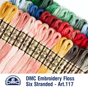 DMC Embroidery Floss, Pick Colors and Number of Skeins