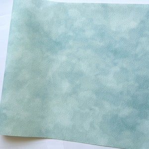 Licht oceaanblauwe opaalachtige aida-doek, 14/16/18/20 count