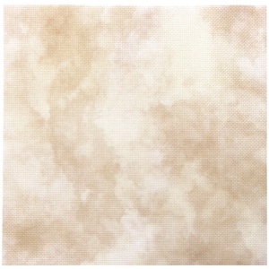Beige Cross Stitch Aida Cloth, Coffee Brown Printed Embroidery Fabric, 14 / 16 / 18 / 20 Count