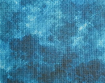 Blue Galaxy Aida Fabric - Etsy