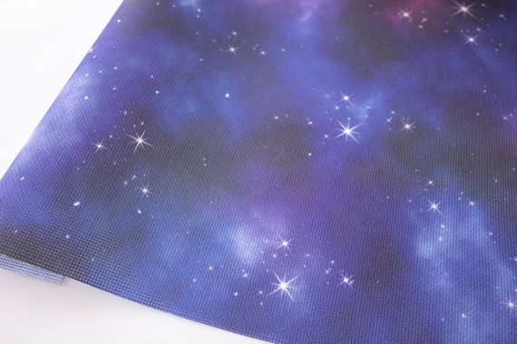 Galaxy Kreuzstich Stoff, Aida Stoff Lila Himmel, 14 16 18 20