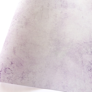 Lavender Letters Printed Aida Cloth 14 / 16 / 18 / 20 Ct