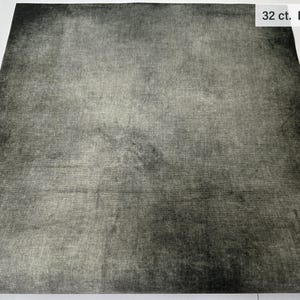 Grey 32 Ct Linen Printed Cross Stitch Fabric