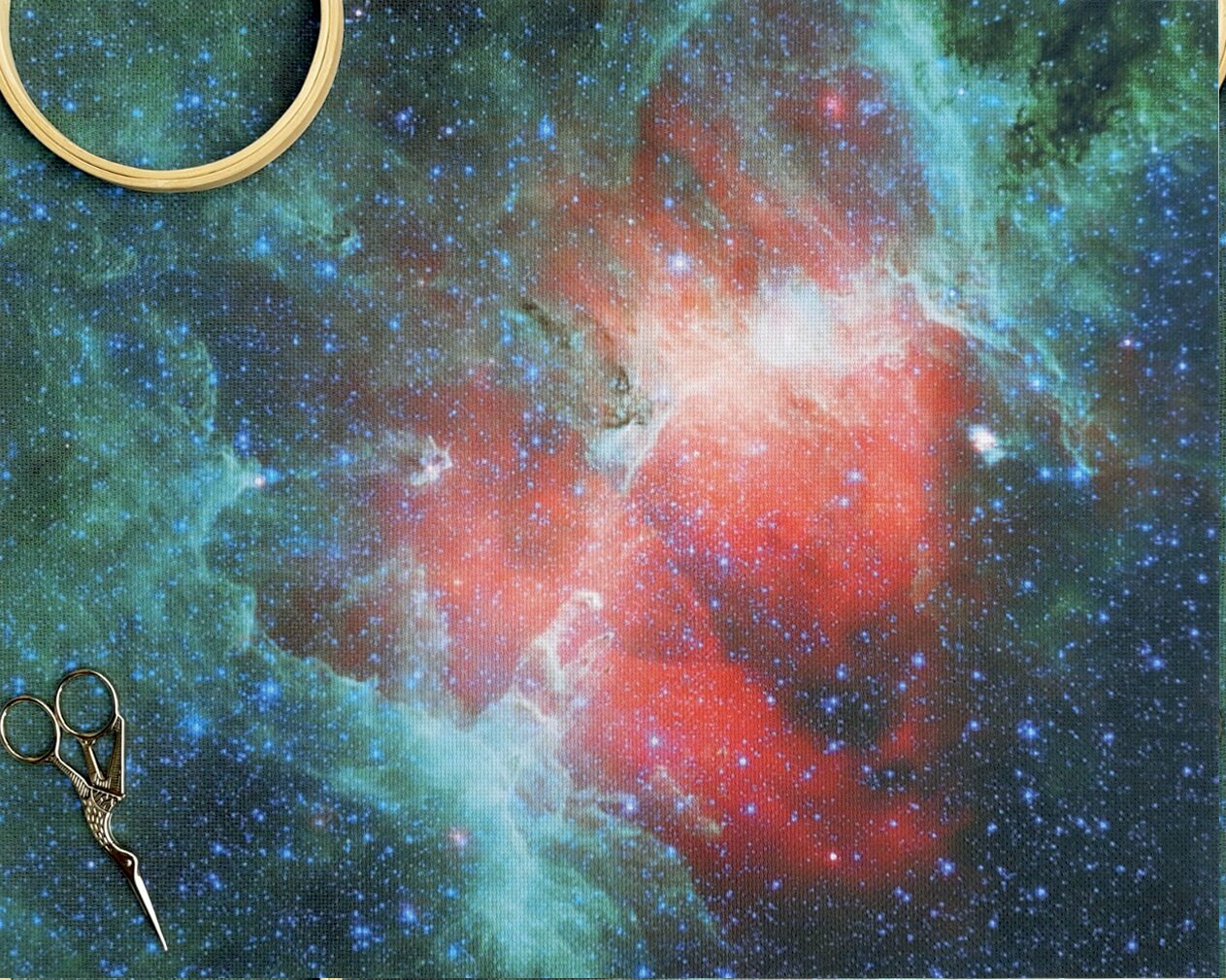 Sale 16 Ct Nebula Aida 15x 17 5 38 5 X 45 Cm Etsy 日本