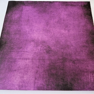 Purple Gothic 32 Ct Linen Printed Cross Stitch Fabric
