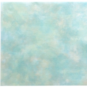 Strandblauer Aida-Stoff, bedrucktes Kreuzstich-Material, 14 / 16 / 18 / 20 Ct