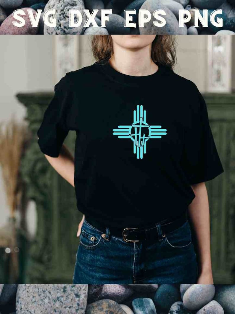 Zia Three Crosses New Mexico Svg Dxf Eps Png Digital Download / Vynil ...
