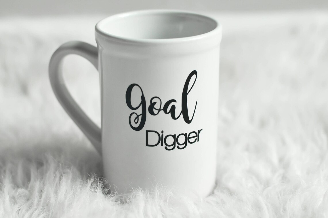 Goal Digger Coffee Mug Unique Coffee Mug Coffee Mugs Mug Etsy