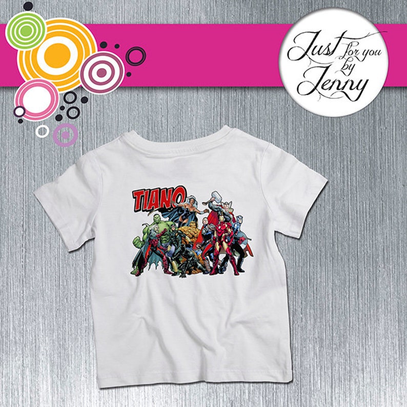 custom avengers t shirt