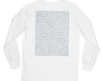 Camiseta de manga larga Winter Scales con estampado de diseño personalizado