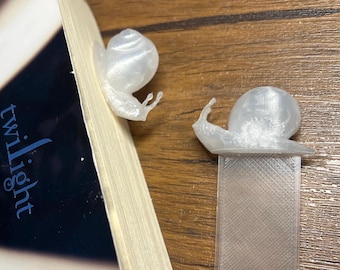 Marcapáginas de caracol