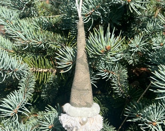 Adorno colgante de gnomo navideño hecho a mano, regalo festivo