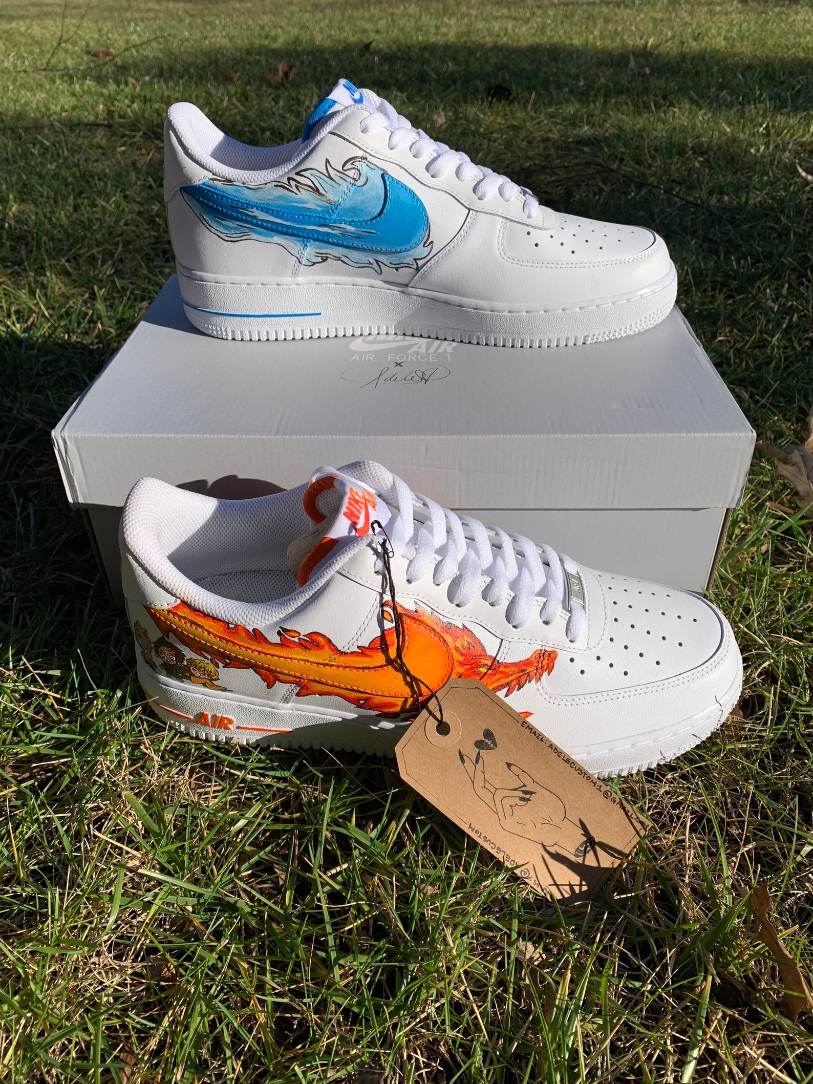 custom air force 1s anime