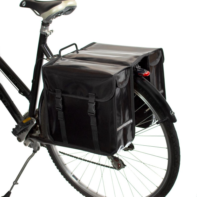 BikyBag Classic - Double Sacoche de vélo de 26 L résistante à l'eau pour Porte-Bagages arrière