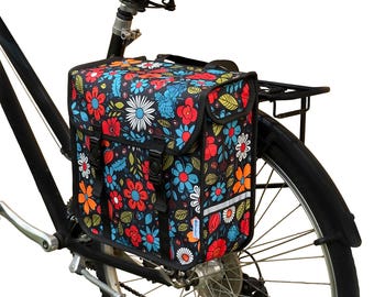 BikyBag Classic One Einzeltasche 13L – Wasserdichte Fahrradtasche für Gepäckträger mit KlickFix Schnellbefestigung für Pendeln und Einkauf